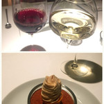 レストランエール - 葡萄ジュース　フォアグラのソフトクリーム