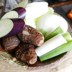 ろばたやき山ろく - 野菜焼き