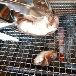 ろばたやき山ろく - 切るの