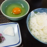 雉祥 - ご飯・漬物