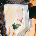 鴨と豆腐 靖天 - 鰆の京味噌煮