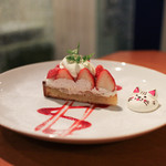 イクジーノ カフェ - 2017年2月再訪：苺タルト☆