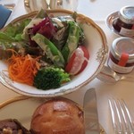 ホテルヨーロッパ - 地元野菜のサラダ