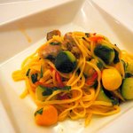 フランチェスカ - パスタ（タリオリーニ あさりと２種のズッキーニ） 2008/7