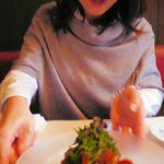 サラマンジェ ドゥ カジノ - お皿の方向を変えてくれた