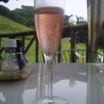 ココ・ファーム・カフェ - スパークリングジュース・ロゼ 400円