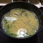 すし亀 - 〆の味噌汁