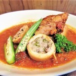 ジャム cafe 可鈴 - メインのイカのトマト煮込み