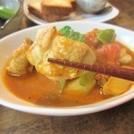 ジャム cafe 可鈴 - ゴロッとお肉のカレー