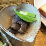 ジャム cafe 可鈴 - 茄子とオクラの煮浸し