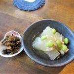 ジャム cafe 可鈴 - お漬け物と冬瓜の水晶煮