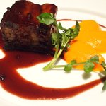 アトリエドアイ - ランチコース 3456円 の牛バラ肉とパテのミルフィーユ仕立て