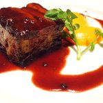 アトリエドアイ - ランチコース 3456円 の牛バラ肉とパテのミルフィーユ仕立て