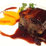 アトリエドアイ - ランチコース 3456円 の牛バラ肉とパテのミルフィーユ仕立て