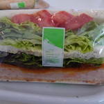 コウジ サンドイッチ - 海老醤仕上げのエビカツ