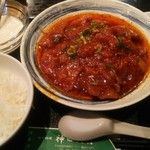 神田　天府 - 牛肉四川煮定食850円