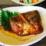 千束 - ランチのメインは肉か魚から選べるそう