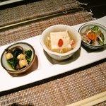 酒肆 門 - 付き出し