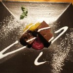 茅乃舎 - デザート　ココアケーキ