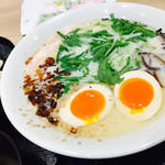 Ramen Nishiki - 2017/2/12 ランチで利用。
      トロ玉ラーメン塩(900円＋税)