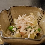 鮨 泰蔵 - 菜の花と子持ち昆布