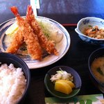 榊屋 - 海老フライ定食