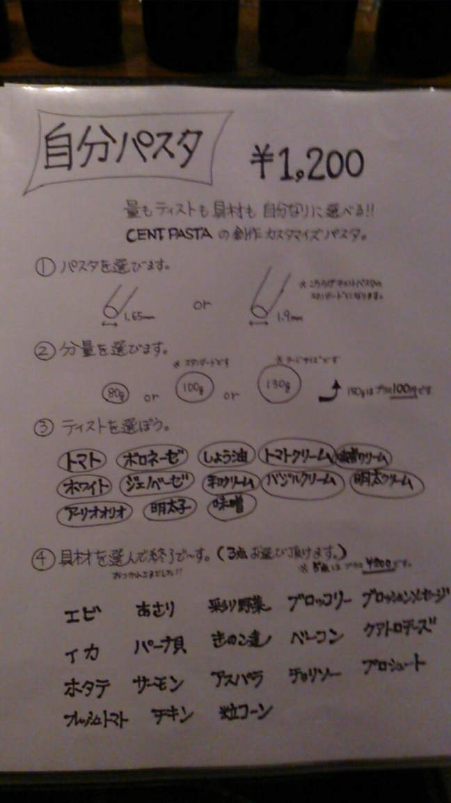 トラットリア チェントパスタ name=