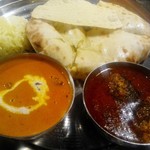 インド料理 ムンバイ - プレミアムカレーセット￥１０５０