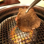 西麻布けんしろう - 【塩焼き】スノーエージングタン 食べごろ