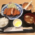 とんかつ かつ楽 - ロースカツランチ