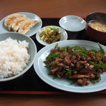 らんらん - 青椒肉絲定食。