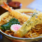 丸はし - 天ぷらそば@税込700円