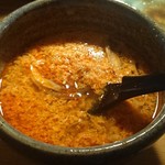 代官山 炭火焼肉 猿楽 - たまごスープ