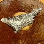 鮨 和さび - マハタの酒蒸し×あん肝ソース