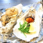本格広島お好み焼き たにもと - 冬季限定　焼き牡蠣　￥７００