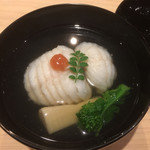 味ひろ - ◎ お椀 : アイナメ、筍
      