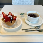 カフェ・ディ・フェスタ - ストロベリーショコラサンデー、アメリカンコーヒー 2016/03/18