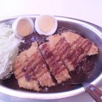 ロースカツヘルシー+ゆで卵