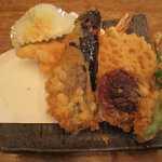 大村庵 - 天麩羅盛り合せ