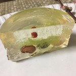 一幸庵 - 白ワインの錦玉羹