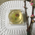 一幸庵 - 白ワインの錦玉羹