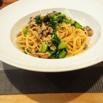 リストランテ ラ チャウ - 　　小松菜と牡蠣のペペロンチーノ