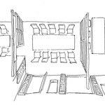 ベトナム料理 インドシナ - 個室大部屋仕切りの図