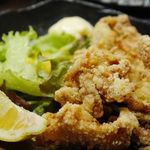 はるきや - 若鶏の唐揚げ香味だれ500円
