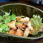 美食美菜 いちごいちえ - ちょっと食べてますが魚たっぷりの魚介の油淋鶏