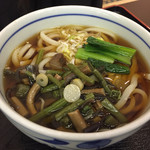 湯游ランドはなわ - 山菜うどん