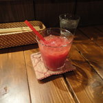 ルーエプラッツ ツオップ - ブラッドオレンジジュース