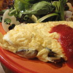 ルーエプラッツ ツオップ - きのこのオムレツ