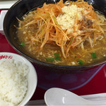 くるまやラーメン　 - ネギ醤油 大盛り ニンニク多め