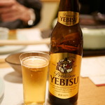 Yama saki - エビスビール（小瓶）￥６００